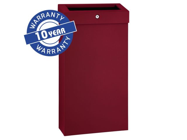 MERIDA STELLA RED LINE SLIM COMBO open waste bin 15 l, red